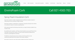 Desktop Screenshot of envirofoam.ie